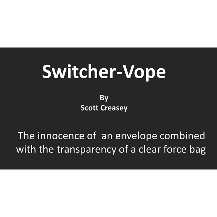 Switcher Vope by Scott Creasey video DOWNLOAD