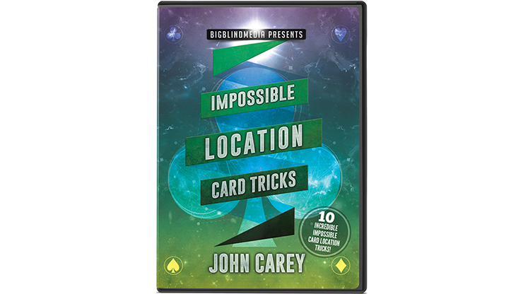 BIGBLINDMEDIA Presents Impossible Location Card Tricks by John Carey DVD