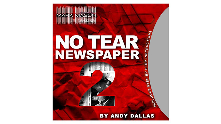 No Tear Newspaper 2 (Gimmick and Online Instructions) by Andy Dallas Trick