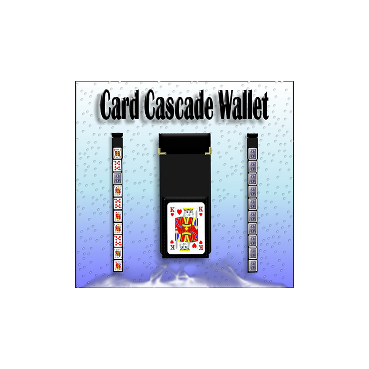 Card Cascade Wallet by Heinz Minten Trick