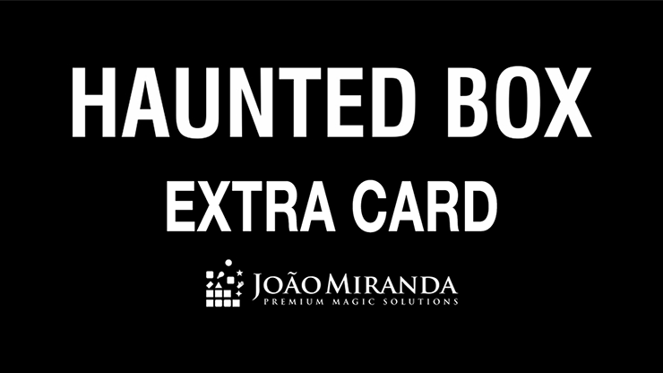 Haunted Box Extra Gimmicked Card (Blue) by Joi£o Miranda Magic Trick