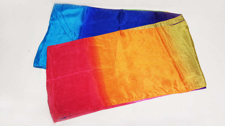 Multicolored Silk Streamer 12 inch by 15
