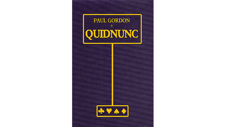 Quidnunc by Paul Gordon Book