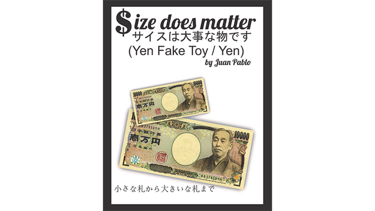 Size Does Matter J YEN (Gimmicks and Online Instruction) by Juan Pablo Magic