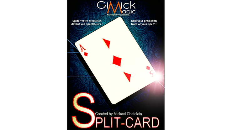 SPLIT CARD (Red) by Mickael Chatelain Trick