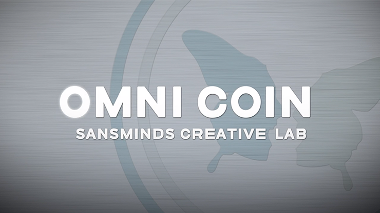 Omni Coin US version (DVD and 2 Gimmicks) by SansMinds Creative Lab Trick