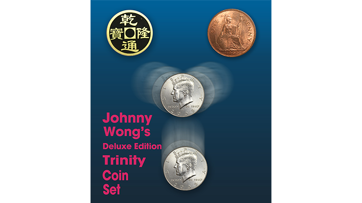 Deluxe Edition Trinity Coin Set (DVD) by Johnny Wong Trick
