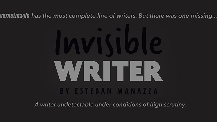 Invisible Writer (Grease Lead) by Vernet Trick