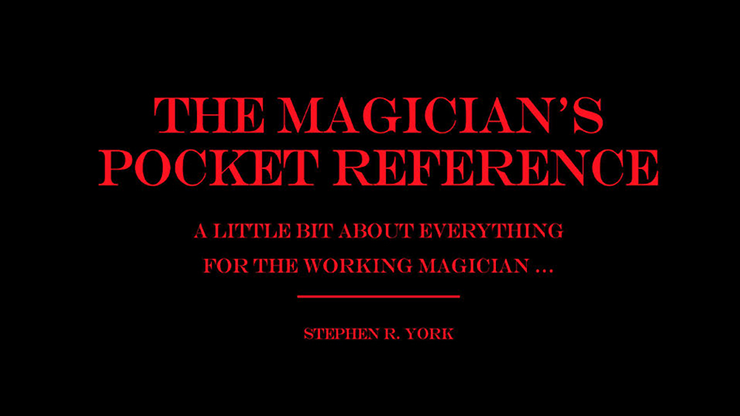 The Magicians Pocket Reference by Stephen R. York eBook DOWNLOAD