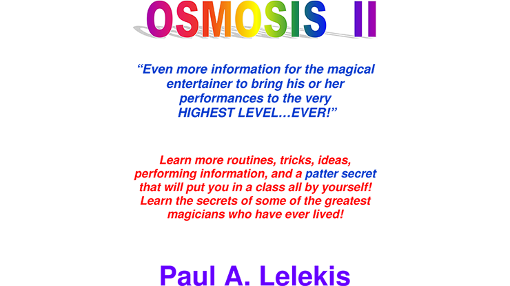 OSMOSIS II Paul A. Lelekis Mixed Media DOWNLOAD