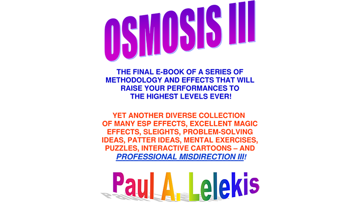 OSMOSIS III Paul A. Lelekis Mixed Media DOWNLOAD