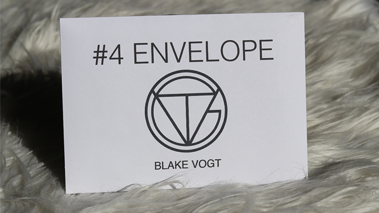 Number 4 Envelope (Gimmicks and Online Instructions) by Blake Vogt Trick
