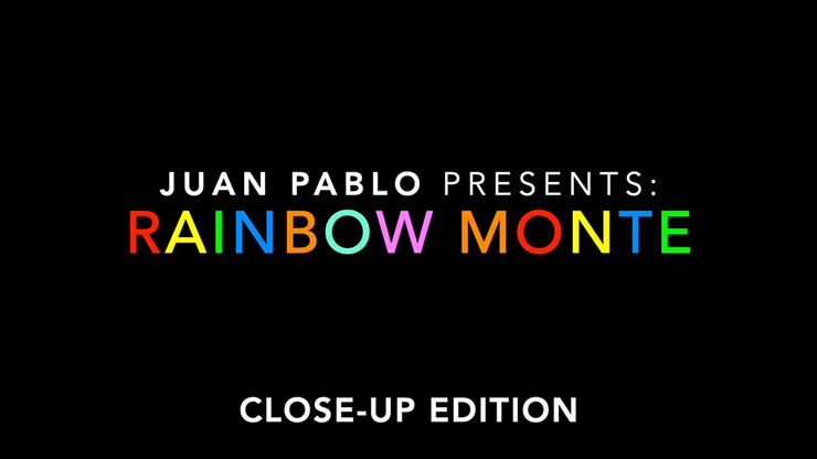 Rainbow Monte (Close up) by Juan Pablo Trick
