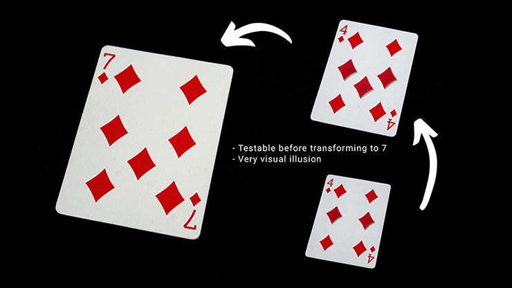 Tumi Magic presents Glitch Card (Red) by Tumi Magic Trick