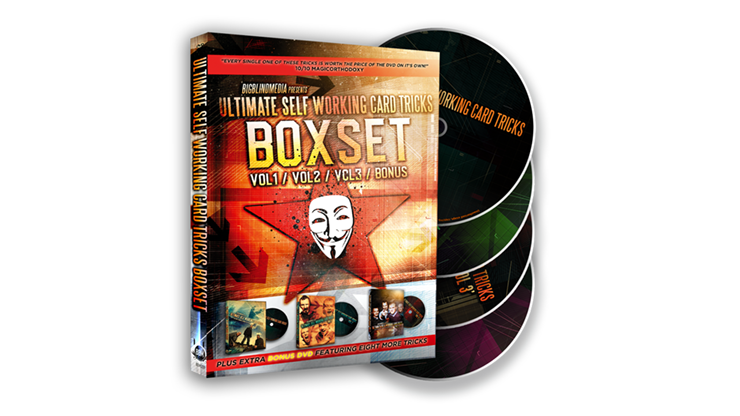 BIGBLIINDMEDIA Presents Ultimate Self Working Card Tricks Triple Volume Box Set by Big Blind Media DVD