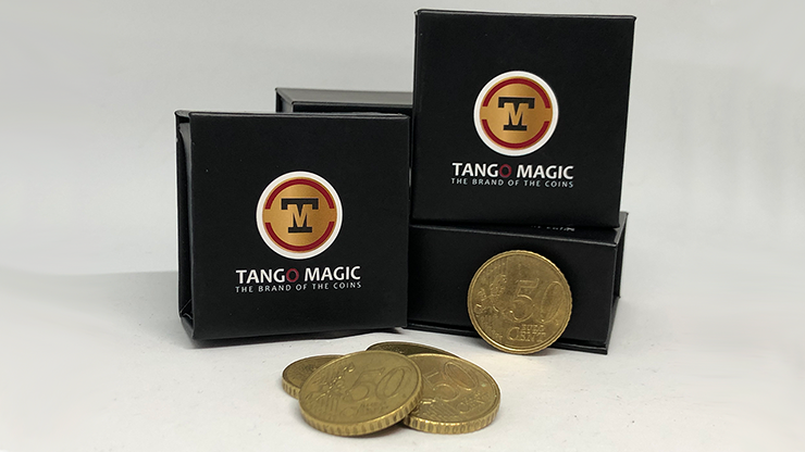 Perfect Shell Coin Set Euro 50 Cent (Shell and 4 Coins E0091) by Tango Magic Trick