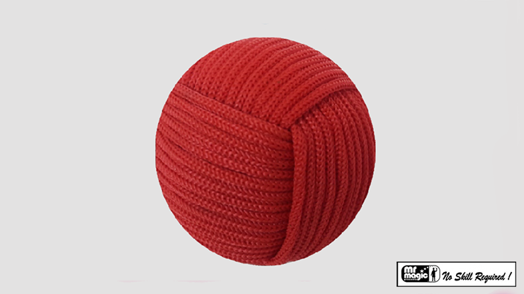Rope Ball 2.25 inch (Red) by Mr. Magic Trick