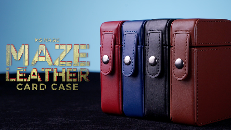 MAZE Leather Card Case (Blue) by Bond Lee Trick