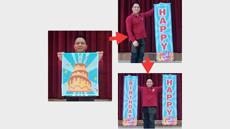 Amazing Banner (Happy Birthday) by JL Magic Trick