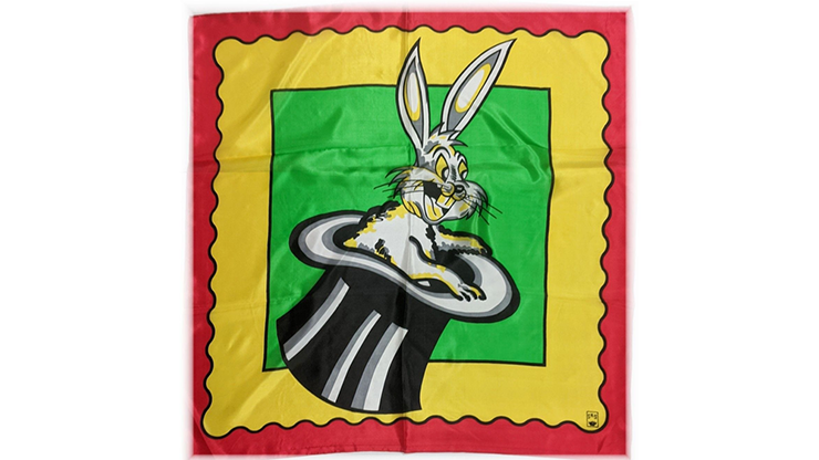 Rice Picture Silk 27" (Rabbit in Hat) by Silk King Studios Trick