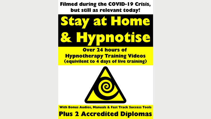 STAY AT HOME & HYPNOTIZE HOW TO BECOME A MASTER HYPNOTIST WITH EASEBy Jonathan Royle & Stuart "Harrizon" Cassels Mixed Media DOWNLOAD
