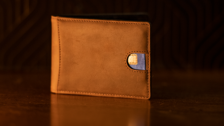 FPS Wallet Brown (Gimmicks and Online Instructions) by Magic Firm Trick