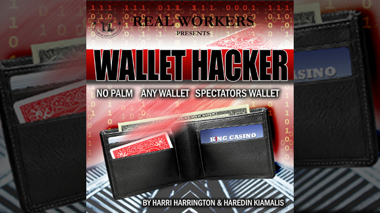 Wallet Hacker RED (Gimmicks and Online Instruction) by Joel Dickinson Trick