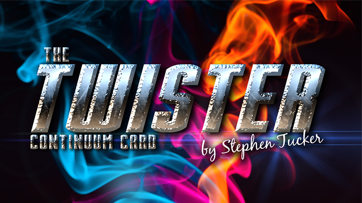 BIGBLINDMEDIA Presents The Twister Continuum Card Blue (Gimmick and Online Instructions) by Stephen Tucker Trick