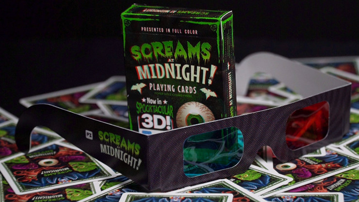 Screams at Midnight Playing Cards (3D Glasses INCLUDED)