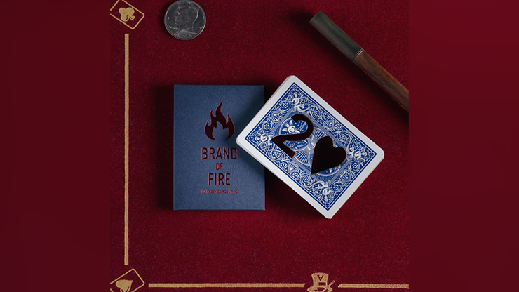 BRAND OF FIRE / BLUE(Gimmicks and Online Instructions) by Federico Poeymiro Trick