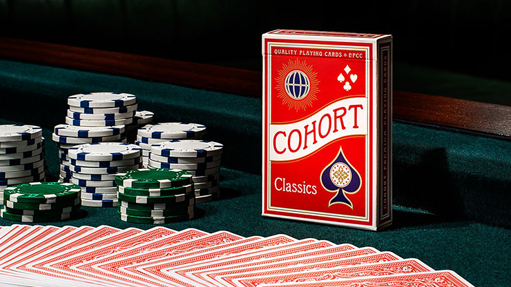 Red V2 Cohorts (Luxury pressed E7) Playing Cards