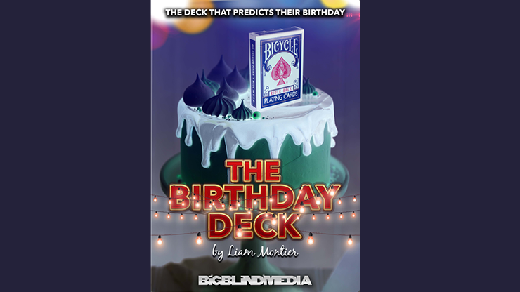 BIGBLINDMEDIA Presents The Birthday Deck (Gimmicks and Online Instructions) by Liam Montier Trick