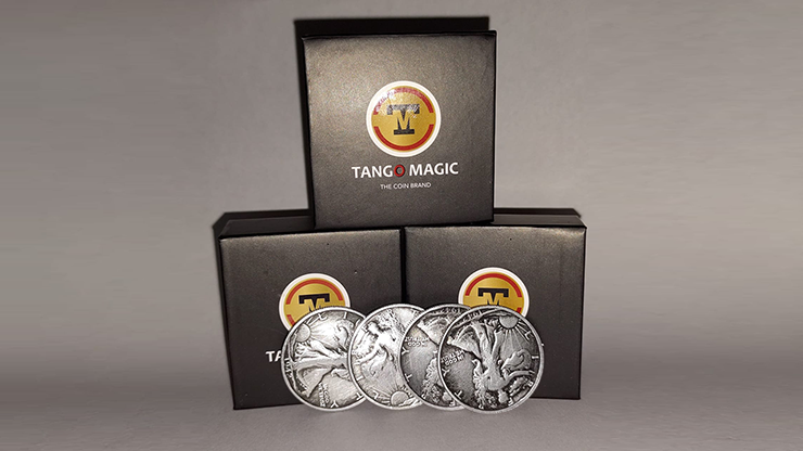 Replica Walking Liberty TUC plus 3 coins (Gimmicks and Online Instructions) by Tango Magic Trick