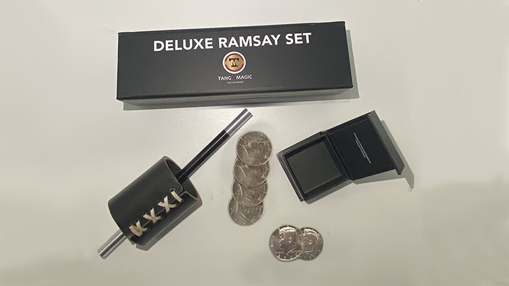 Deluxe Ramsay Set Half Dollar (Gimmicks and Online Instructions) by Tango Trick