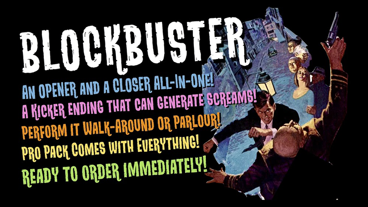 Blockbuster (Gimmicks and Online Instructions) by Bill Abbott Trick