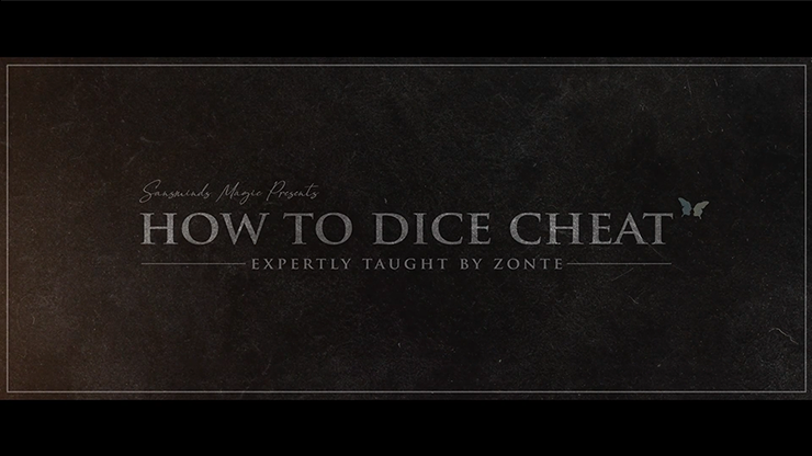 How to Cheat at Dice Black Leather (Props and Online Instructions) by Zonte and SansMinds Trick