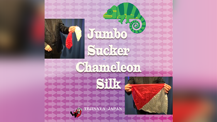 Jumbo Sucker Chameleon Silk by Tejinaya Magic Trick