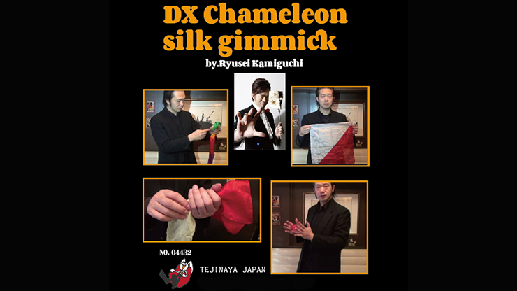 DX Chameleon Silk Gimmick by Ryusei Kamiguchi & Tejinaya Magic Trick