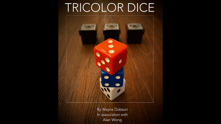 TRICOLOR DICE by Wayne Dobson and Alan Wong Trick