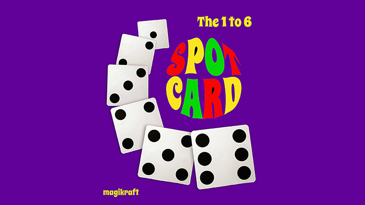 1 TO 6 SPOT CARD by Martin Lewis Trick