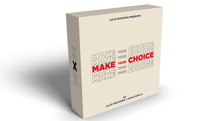 MAKE YOUR CHOICE (Gimmicks and Online Instruction) by Julio Montoro and Juan Capilla Trick