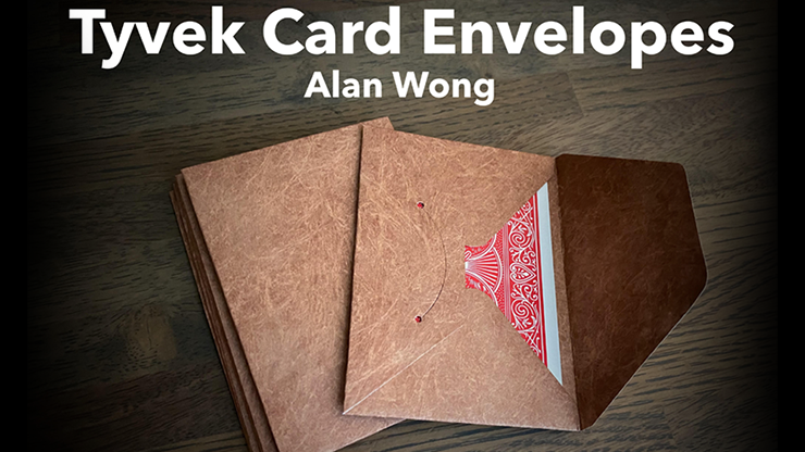 Tyvek Card Envelopes 10 pk. BROWN by Alan Wong Trick