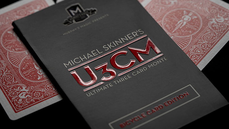 Michael Skinners Ultimate 3 Card Monte (Red) by Murphys Magic Supplies Inc. Trick