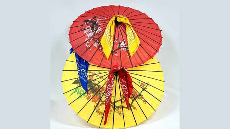 Umbrella From Bandana Set (random color for umbrella) by JL Magic Trick