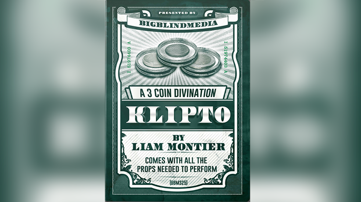 BIGBLINDMEDIA Presents Klipto A 3 Coin Divination (Gimmicks and Online Instructions) by Liam Montier Trick