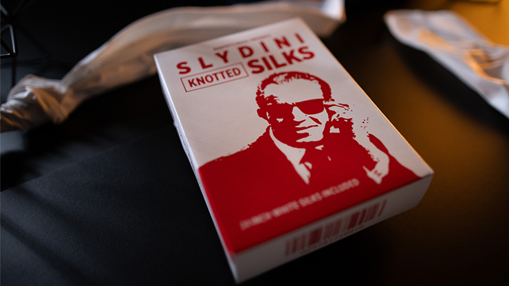 Slydini\s Knotted Silks (White / 24 Inch) by Slydini & Murphy\s Magic Trick