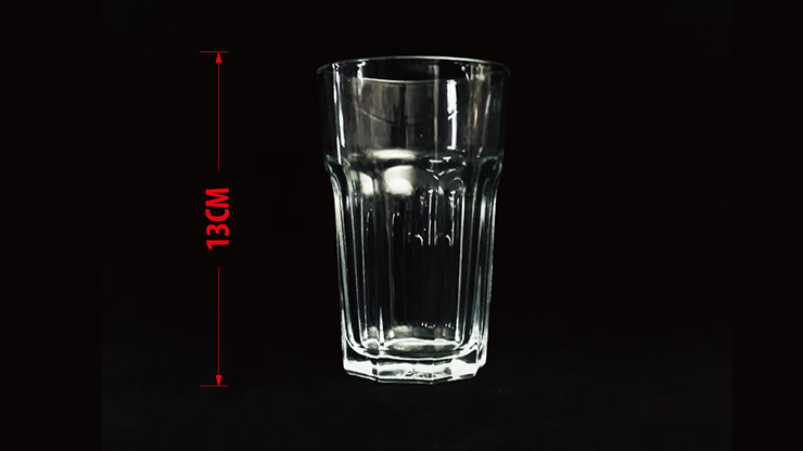 SELF EXPLODING DRINKING GLASS RIDGE (13.5cm) by Wance Trick