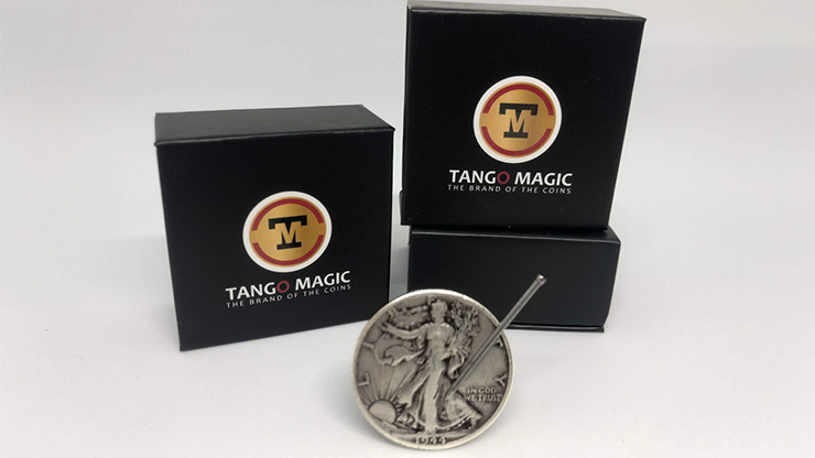 Replica Walking Liberty Magnetic Coin (Gimmicks and Online Instructions) by Tango Trick