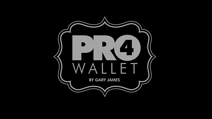 Pro 4 Wallet (Gimmicks and Online Instructions) by Gary James Trick