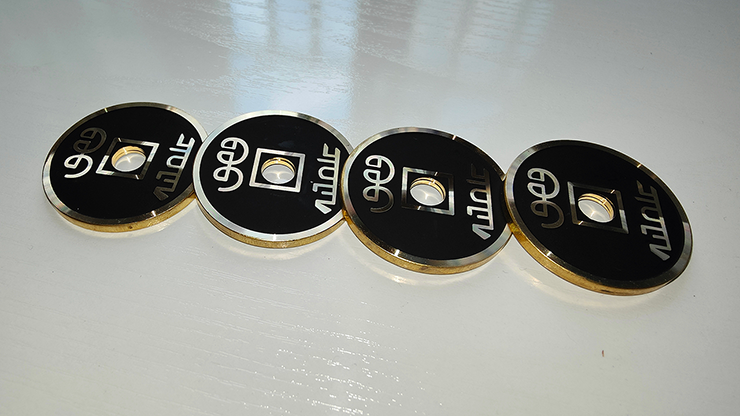 CHINESE COIN BLACK by N2G Trick